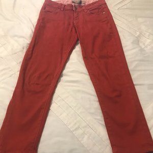 Like New Paige Women's Crop Roxbury Jeans in Cinnamon, Size 27 or US 4